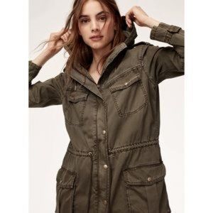 Aritzia Talula Trooper Hooded Utility Jacket Fall Jacket